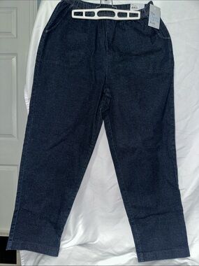 croft & barrow Dark Blue Straight Leg Jeans